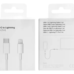 CABLE TIPO-C- LIGHTNING, GENÉRICO COMPATIBLE CON CELULAR 1 MTRO