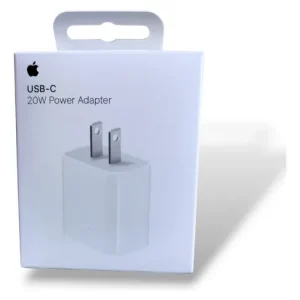•	CARGADOR CUBO GENÉRICO 20W, PARA IPHONE