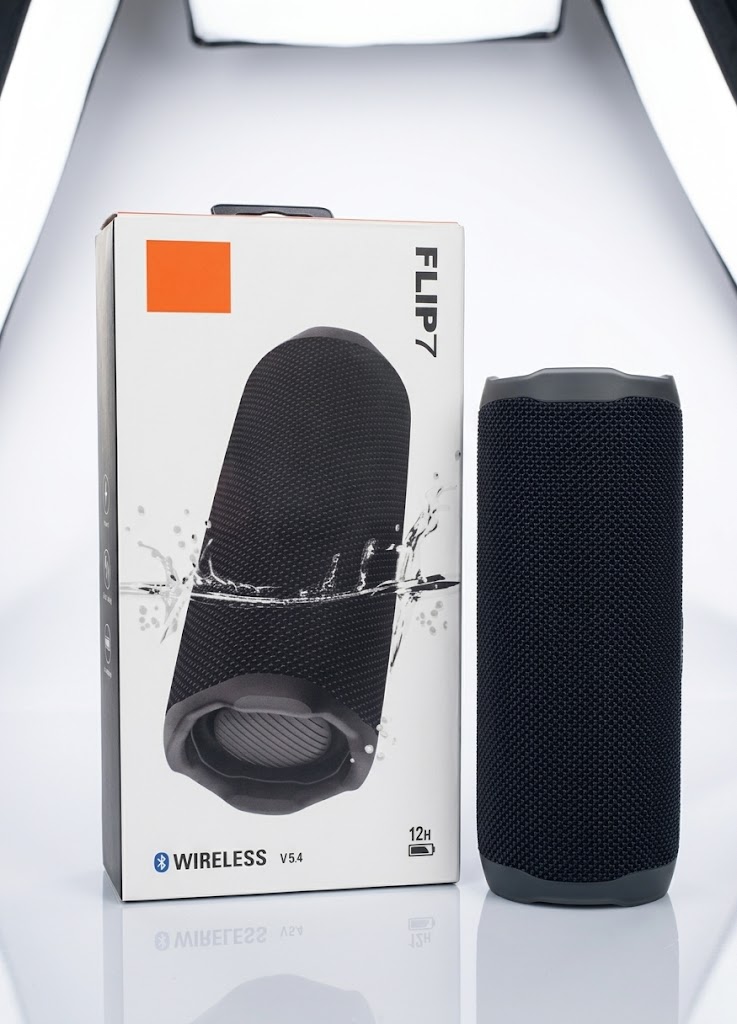 PARLANTE PORTÁTIL FLIP 7 NEGRO BLUETOOTH INALÁMBRICO