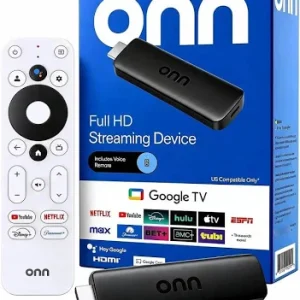 ONN GOOGLE TV STICK FULL HD 8GB RAM 1.5GB CONTROL