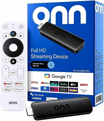 ONN GOOGLE TV STICK FULL HD 8GB RAM 1.5GB CONTROL