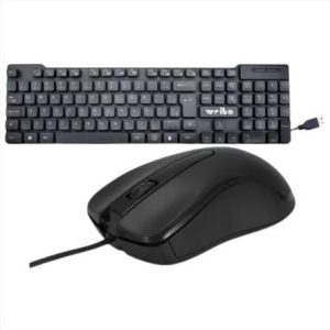 COMBO TECLADO Y MOUSE USB ALAMBRICO WEIBO FC 535